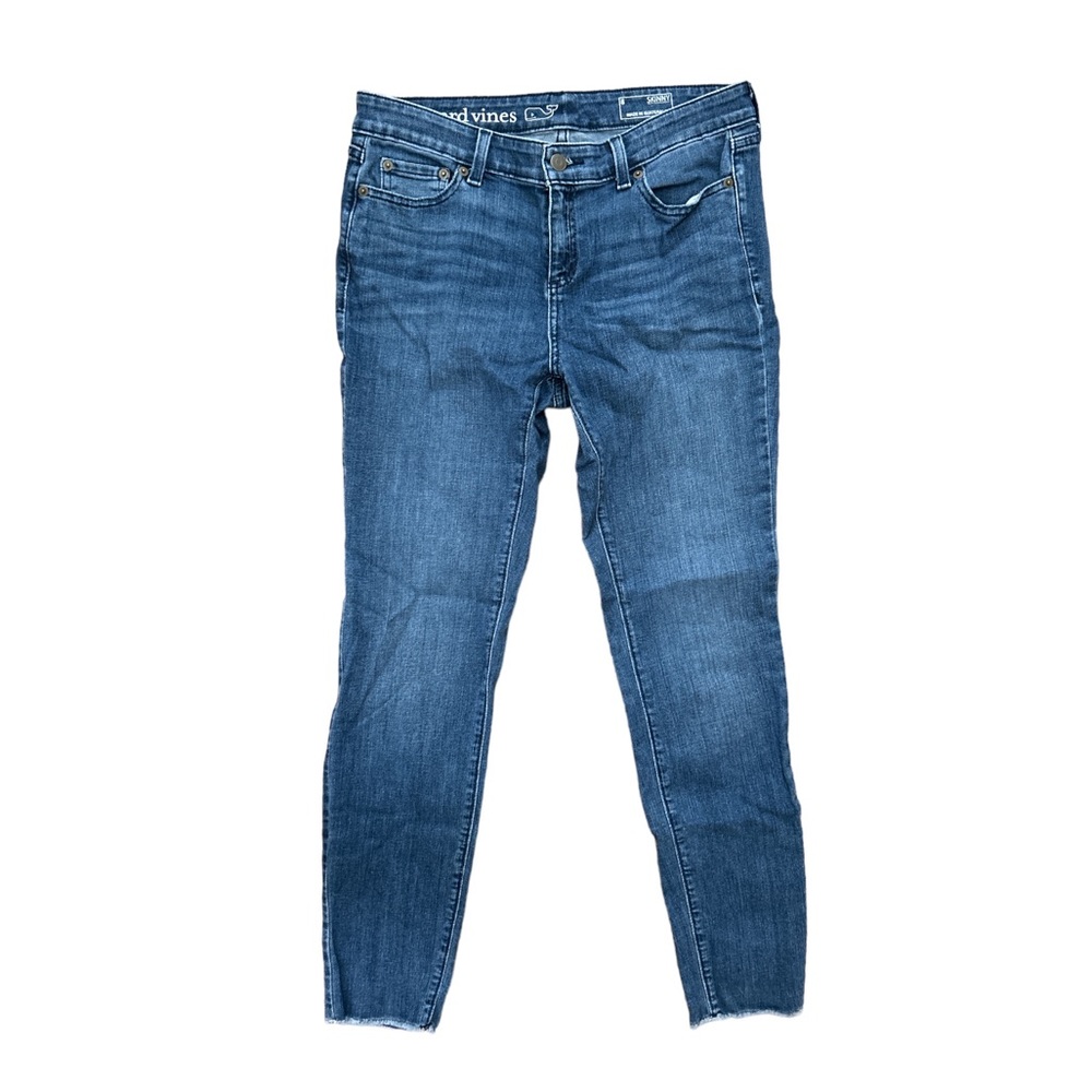 🌴3/$25 Vineyard Vines Skinny Crop Blue Jeans